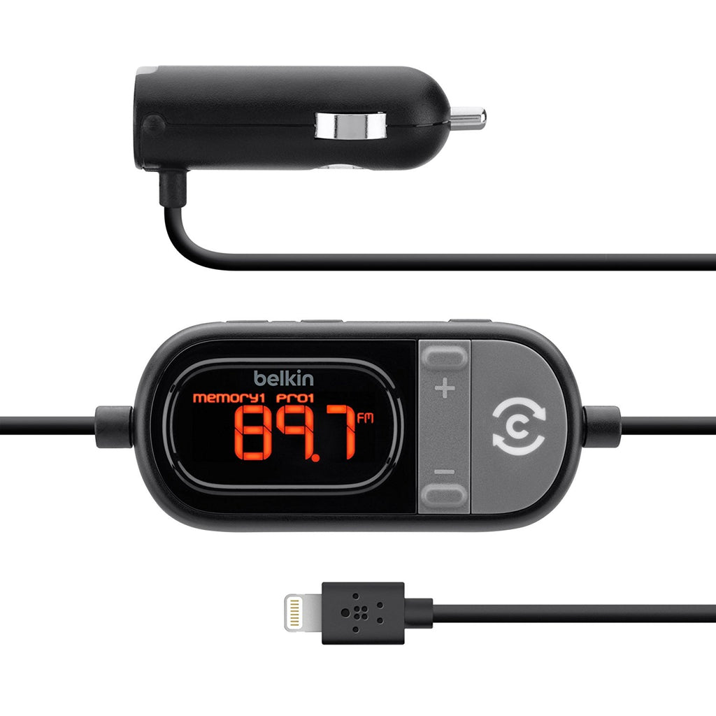 Belkin F8J055TT TuneCast Auto Hands-Free FM Transmitter and Charger (for iPhone/iPad/iPod)